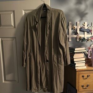 Zara Khaki Long Coat